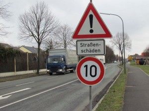 Neue Geschwindigkeitsbegrenzung auf der Landwehrstraße
