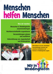Das neue Plakat des Vereins "Wir in Weddinghofen"