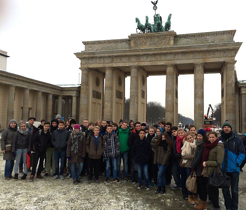 Gruppenbild am Brandenburger Tor