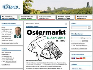 Die Homepage der Stadt Bergkamen ist in den Augen der Grünen nur Mittelmaß.