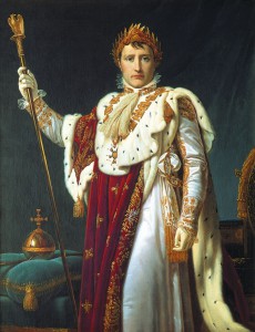 Kaiser Napoleon im Krönungsornat, Gemälde von Fran?ois Gérard, 1810, Salenstein, Napoleonmuseum Thurgau (Schweiz)