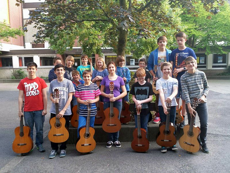 Das Jugendzupforchester der Bergkamener Musikschule.