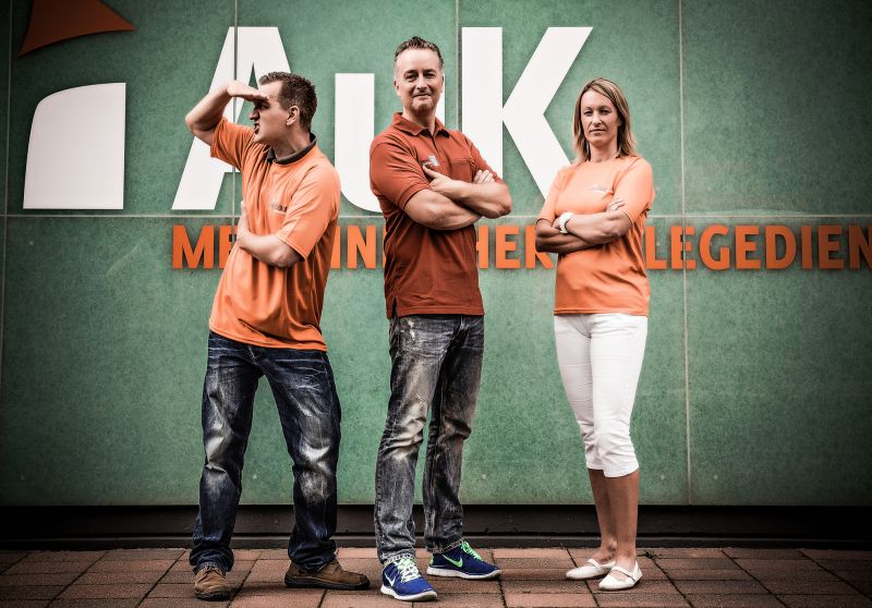 Das Organisationsteam (v.l.), Simon Born (AuK), Frank Klesz (Sonnen-Apotheke), Claudia Dröge (AuK)- Foto: Chris Padilla/AuK