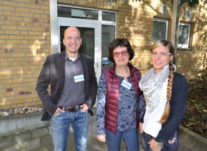 Thomas Wichert, Ursula Oertel und Isabelle Maßmann (r.) von der BKK Essanelle freuen sich darauf, ihre Kunden in der neuen Geschäftsstelle zu begrüßen.