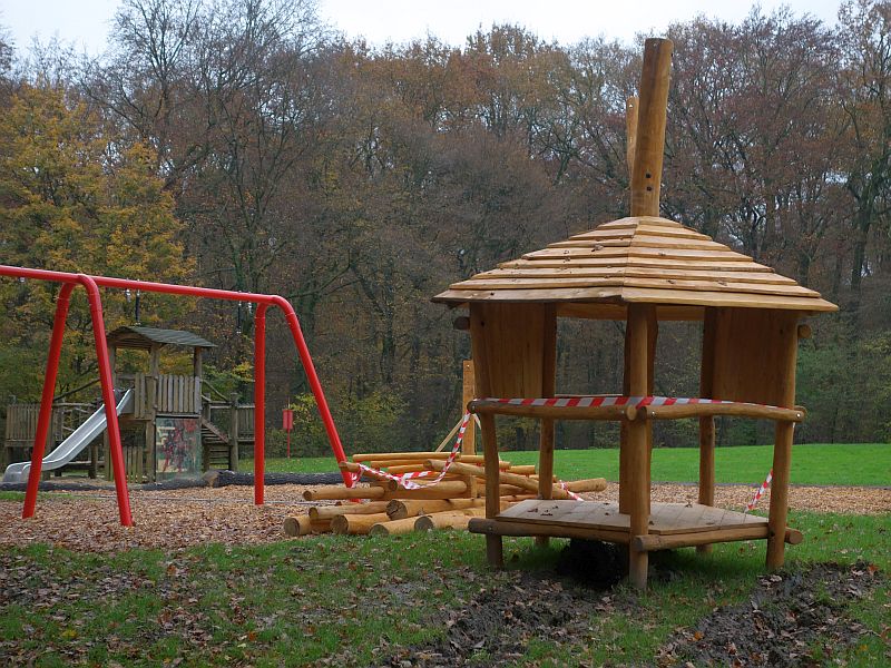 Noch in diesem Jahren sollen die Arbeiten auf dem Spielplatz am Römerpark in Oberaden abgeschlossen werden.