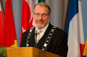 Eindringliche Worte von Bürgermeister Roland Schäfer mit Blick auf 2015.