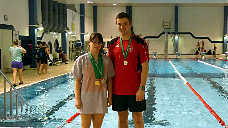 Ramona und Lucas war bei den Special Olympics NRW überaus erfolgreich.