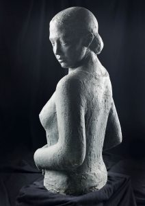 Raimondo Puccinelli, Frauenoberkörper, 1930er Jahre, Bronze