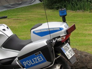 Polizei-Motorrad
