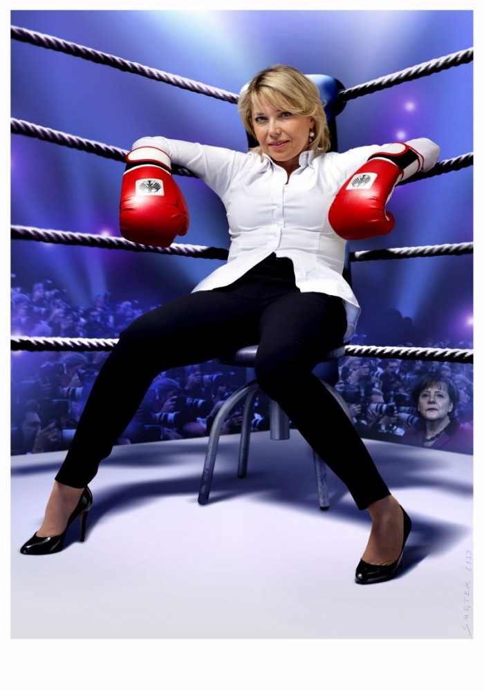 Im Auftrag Ihrer Kanzlerin! Simone Solga im studio theater